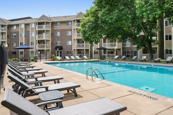 Pool With Sundecks at Cityscape, St Louis Park, 55416
